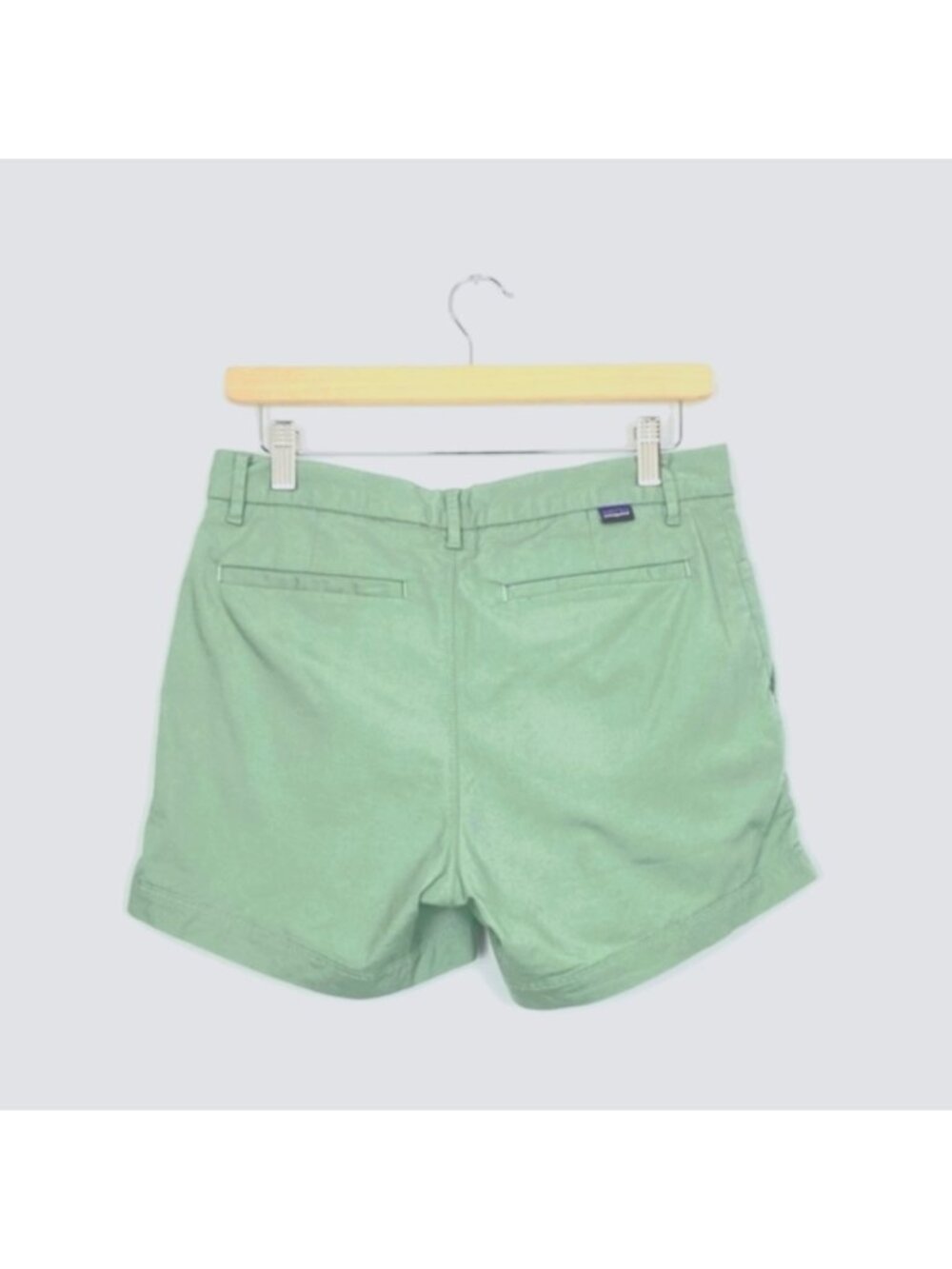 Patagonia High Rise Stretch All-Wear Shorts mint green